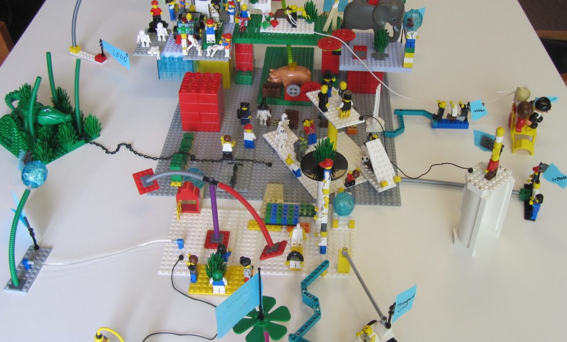 Shared Lego Model, connected agents