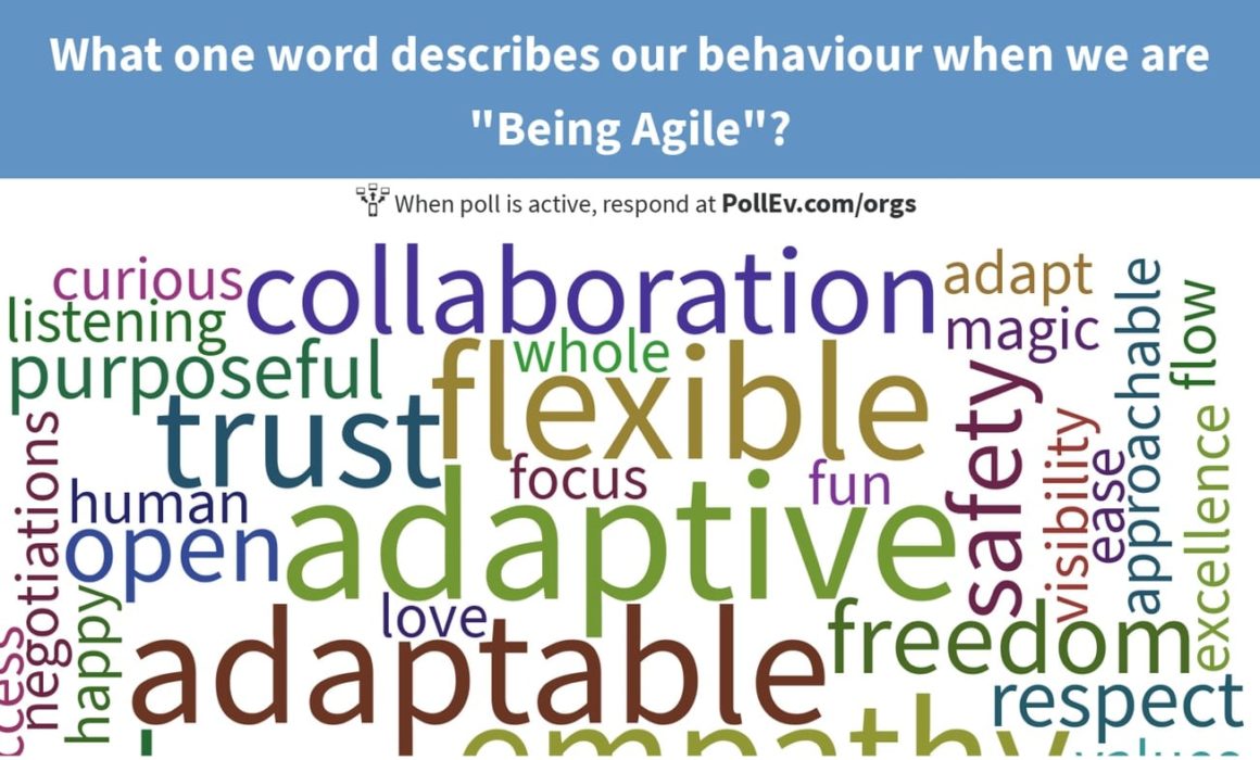 One Word to Describe Being Agile